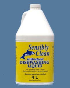 SENSIBLY CLEAN ANTIBACTERIAL DISH DETERGENT 4 L (4/cs) - T3582